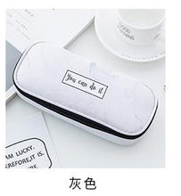Load image into Gallery viewer, Marble Pattern Leather Pen Bag Box waterproof