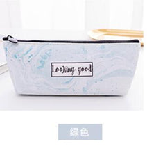 Load image into Gallery viewer, Marble Pattern Leather Pen Bag Box waterproof