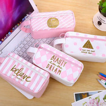 Load image into Gallery viewer, Hot Pink school pen case
