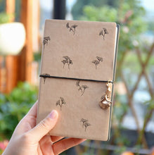 Load image into Gallery viewer, Vintage Flower Notepad Blank
