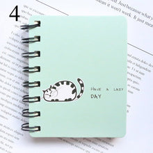 Load image into Gallery viewer, Mini Green Plant Cute Flamingo Fruits Coil Notebook