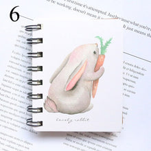 Load image into Gallery viewer, Mini Green Plant Cute Flamingo Fruits Coil Notebook