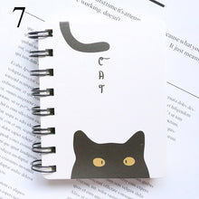 Load image into Gallery viewer, Mini Green Plant Cute Flamingo Fruits Coil Notebook