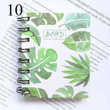 Load image into Gallery viewer, Mini Green Plant Cute Flamingo Fruits Coil Notebook