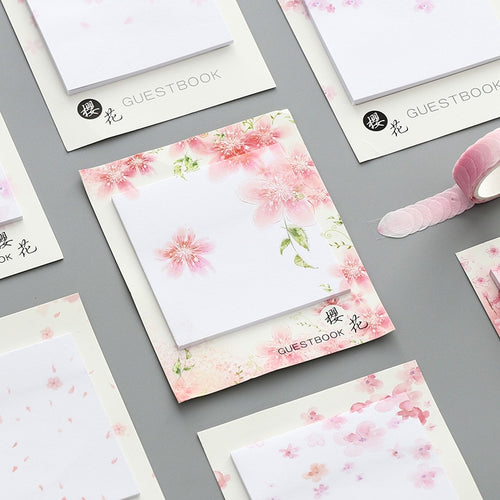 Cherry Natural Memo Pad Sticky Notes