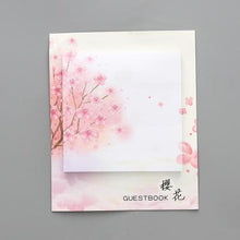 Load image into Gallery viewer, Cherry Natural Memo Pad Sticky Notes