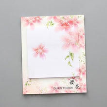 Load image into Gallery viewer, Cherry Natural Memo Pad Sticky Notes