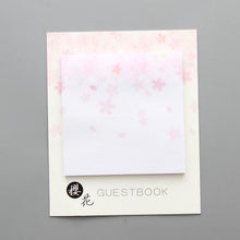 Load image into Gallery viewer, Cherry Natural Memo Pad Sticky Notes