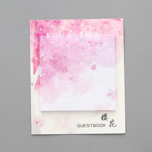 Load image into Gallery viewer, Cherry Natural Memo Pad Sticky Notes