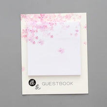 Load image into Gallery viewer, Cherry Natural Memo Pad Sticky Notes