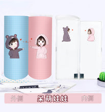 Load image into Gallery viewer, Erasable Mirror Multifunction High Capacity Pen Boxes