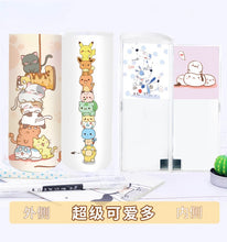 Load image into Gallery viewer, Erasable Mirror Multifunction High Capacity Pen Boxes