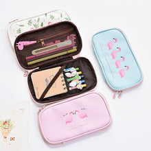 Load image into Gallery viewer, Flamingo Pencil Case