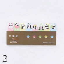 Load image into Gallery viewer, Cute Cat , Panda Sticky Notes Planner Stickers Pads
