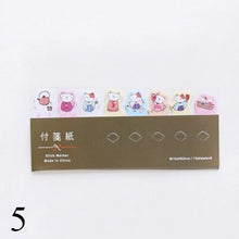 Load image into Gallery viewer, Cute Cat , Panda Sticky Notes Planner Stickers Pads