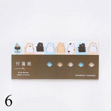 Load image into Gallery viewer, Cute Cat , Panda Sticky Notes Planner Stickers Pads