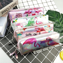 Load image into Gallery viewer, Cute Flamingo Pencil Case