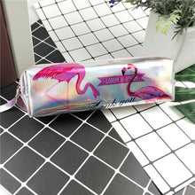Load image into Gallery viewer, Cute Flamingo Pencil Case