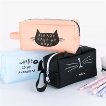 Load image into Gallery viewer, Cute  Cat Cartoon Pencil case